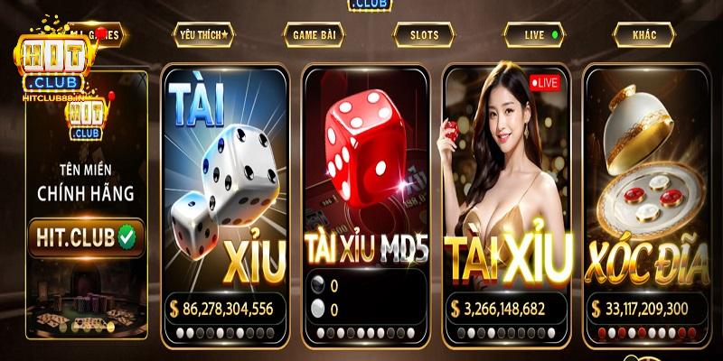 Đa dạng các tựa game hot hit được HITCLUB mang đến